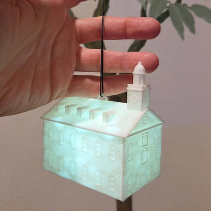 3D Printed Kirtland Temple Ornament